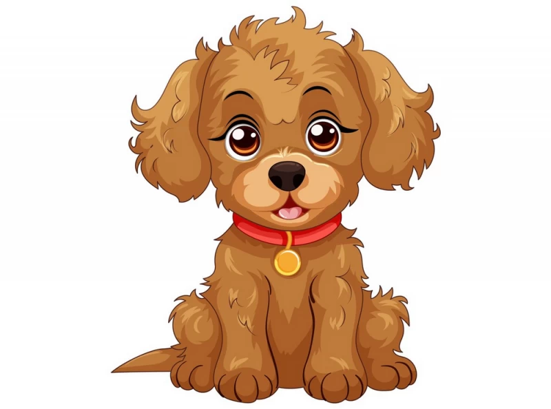 عکس نقاشی سگ واقعی