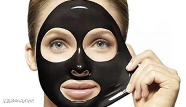 Charcoal mask | نحوه استفاده از ماسک سیاه روی صورت