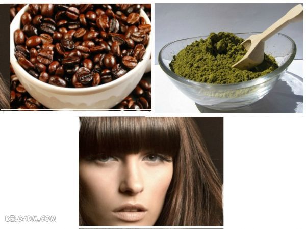 آموزش رنگ مو با قهوه