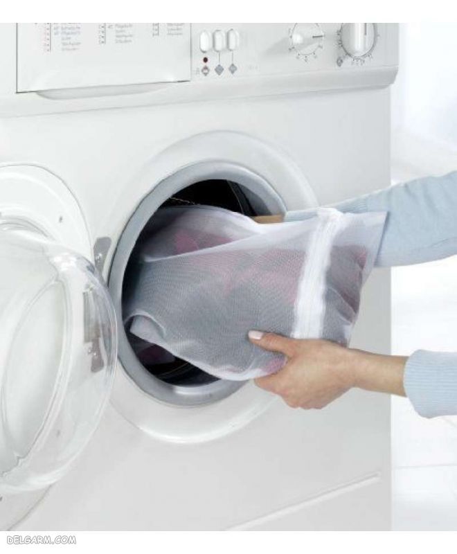 کیسه های مشبک لباسشویی در ماشین ظرفشویی