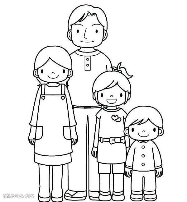 نقاشی روز پدر زیبا