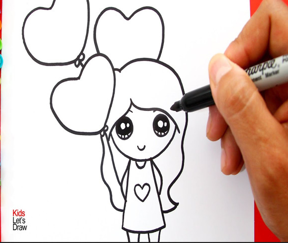 20 نقاشی کودکانه با موضوع روز دختر برای رنگ آمیزی