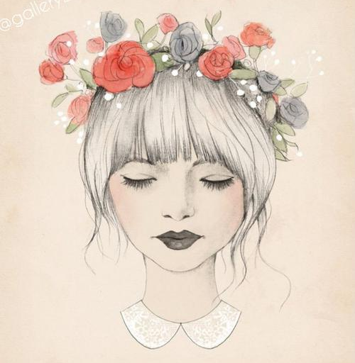 نقاشی دخترانه زیبا و آسان رنگی