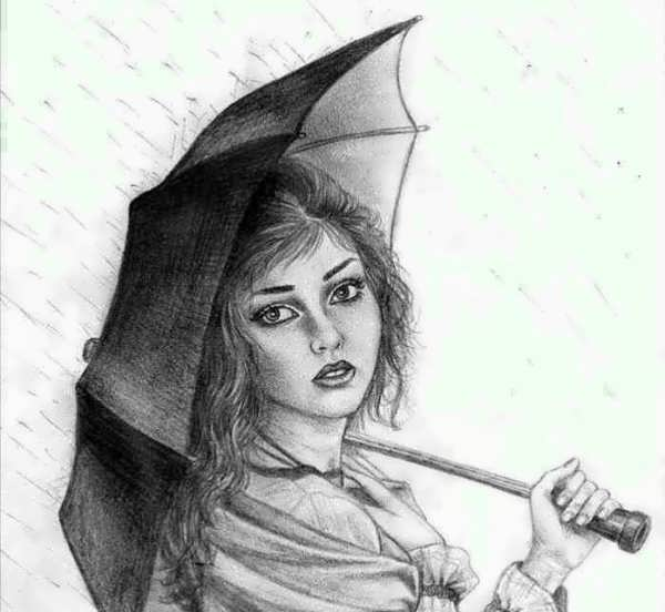 نقاشی دخترانه زیبا و آسان رنگی