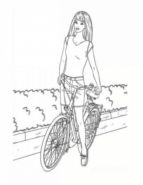 نقاشی دخترانه زیبا و آسان رنگی