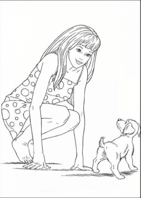 نقاشی دخترانه زیبا و آسان رنگی