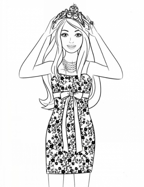 نقاشی دخترانه زیبا و آسان رنگی