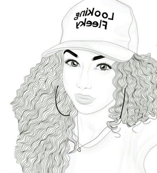 نقاشی دخترانه زیبا و آسان رنگی