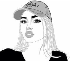 نقاشی دخترانه زیبا و آسان رنگی