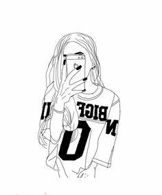 نقاشی دخترانه زیبا و آسان رنگی