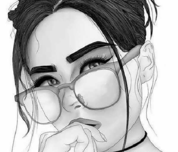 نقاشی دخترانه زیبا و آسان رنگی