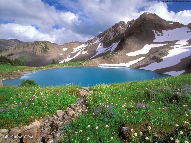 آبشار کوه گل دنا