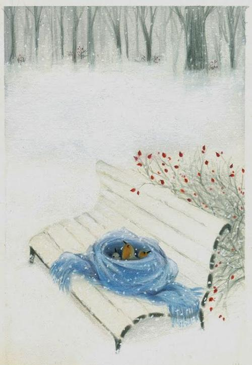 نقاشی زمستان / نقاشی برف و زمستان / نقاشی برف / نقاشی آدم برفی برای کودکان
