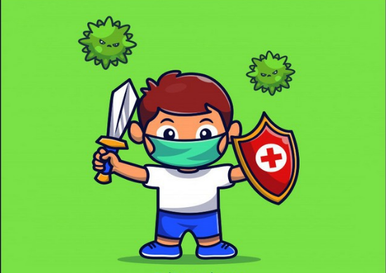نقاشی مدافعان سلامت / نقاشی مبارزه با کرونا / نقاشی مدافعان سلامت در مقابل کرونا