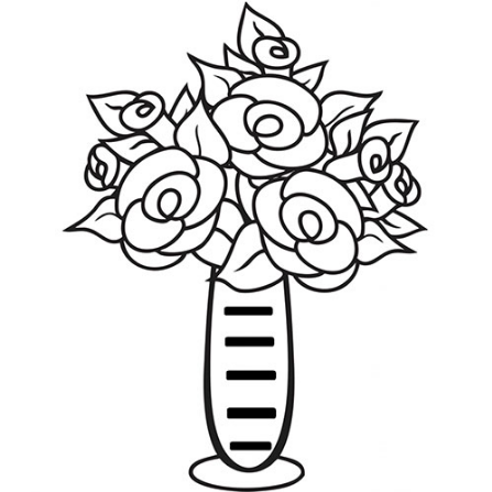 نقاشی گل / نقاشی گل یاس / نقاشی گل برای حاشیه / نقاشی گل محمدی / نقاشی و رنگ آمیزی گل