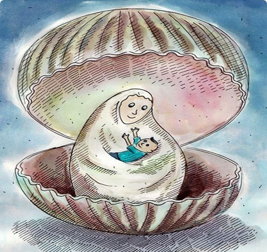 نقاشی روز مادر / نقاشی با موضوع مادر / نقاشی برای مادر / نقاشی تبریک روز مادر