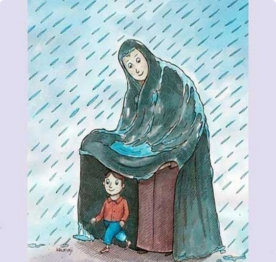 نقاشی روز مادر / نقاشی با موضوع مادر / نقاشی برای مادر / نقاشی تبریک روز مادر