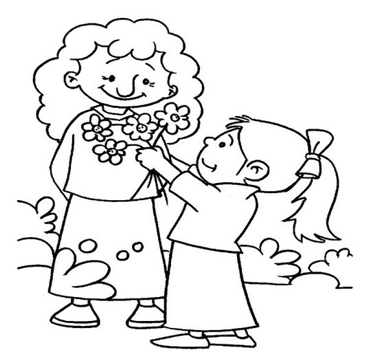 نقاشی روز مادر / نقاشی با موضوع مادر / نقاشی برای مادر / نقاشی تبریک روز مادر