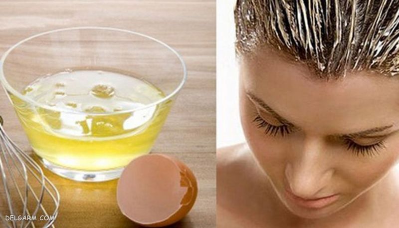 تخم مرغ برای مو