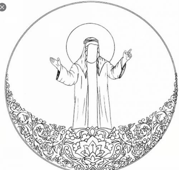 نقاشی امام علی / نقاشی حضرت علی / نقاشی با موضوع تولد حضرت علی / نقاشی ولادت امام علی (ع)