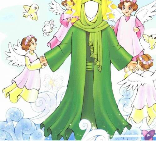 نقاشی امام علی / نقاشی حضرت علی / نقاشی با موضوع تولد حضرت علی / نقاشی ولادت امام علی (ع)