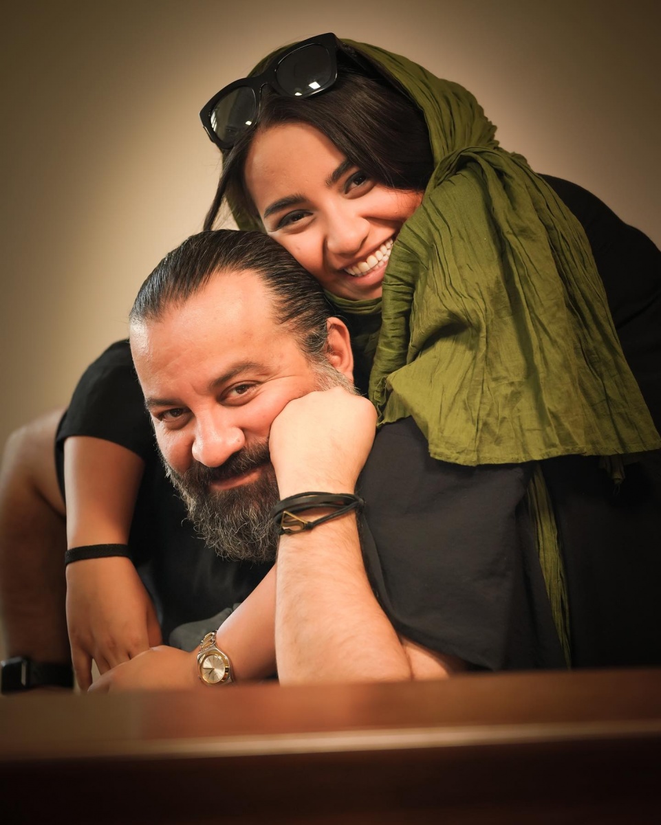 مهراب قاسم خانی و دخترش