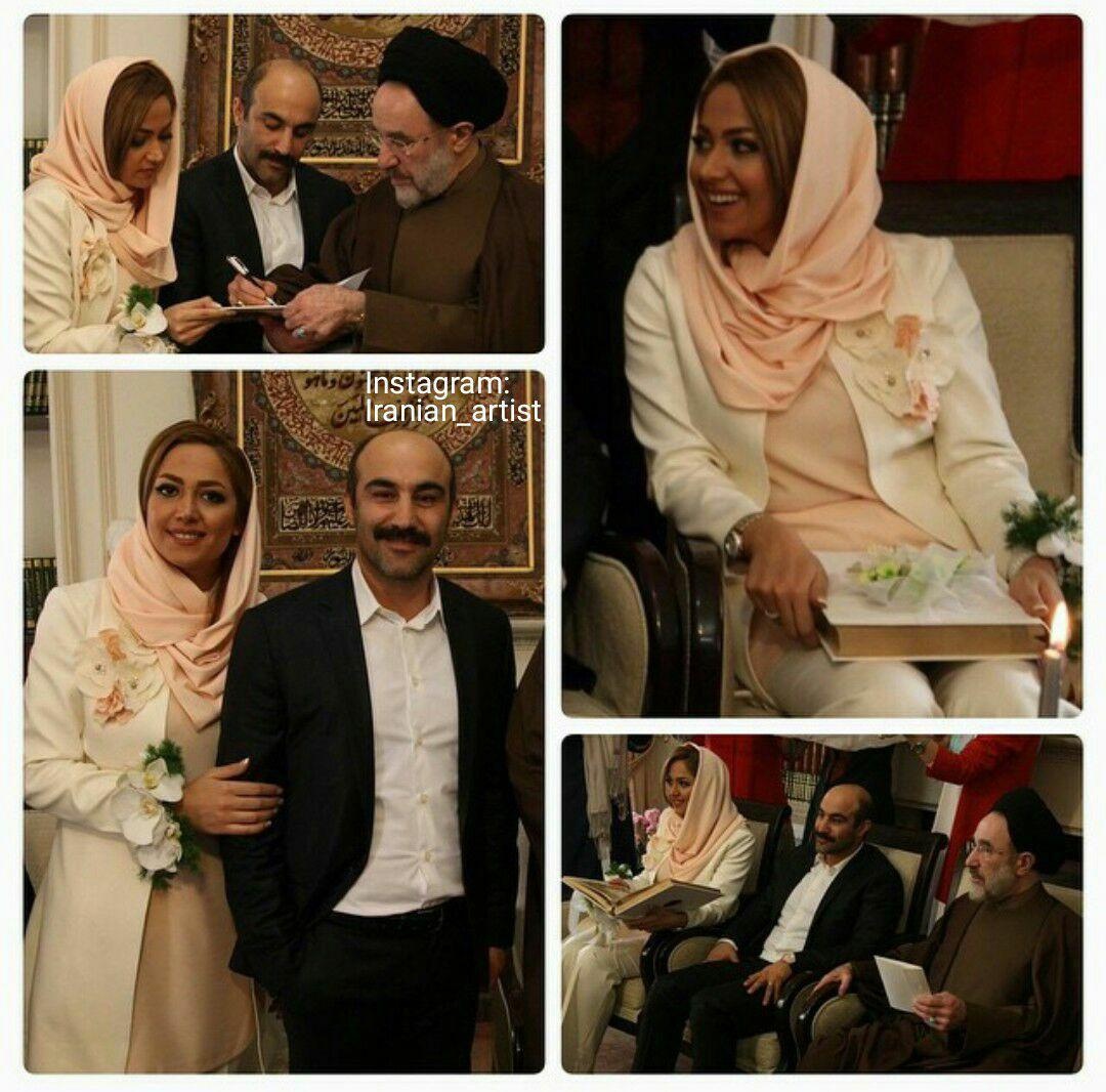 تصاویری از عروسی محسن تنابنده و همسرش روشنک !!