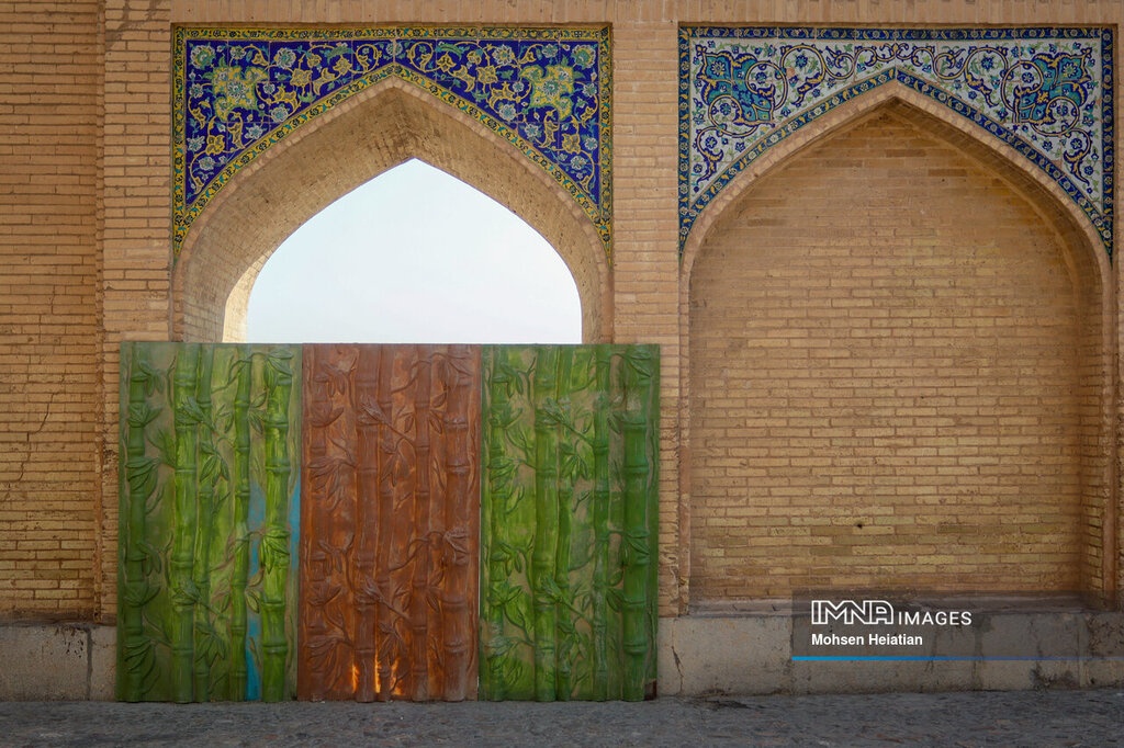 چهره پل خواجو توسط شهرداری اصفهان دستکاری شد / تصاویر جدید پل خواجو 