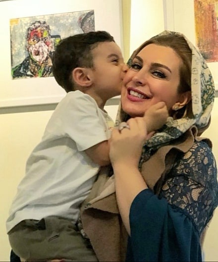 قابی دیده نشده و دلخراش از ماهچهره خلیلی و پسرش پرواز !!