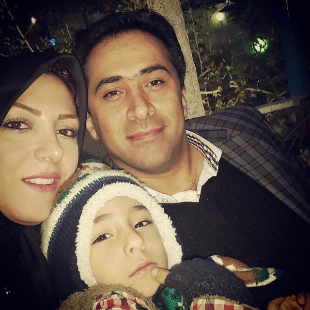 قشنگترین قاب عاشقانه ی خانم مجری و همسر معروفش !!