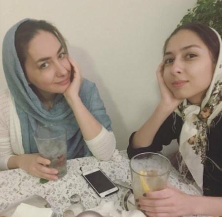 دورهمی هانیه توسلی و خواهرش با بازیگران زن معروف ایرانی !!