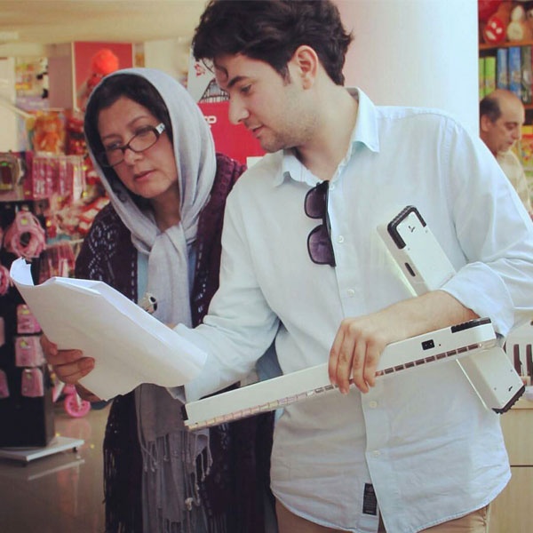 قابی جذاب از خانم بازیگر و پسر بازیگرش پوریا !!
