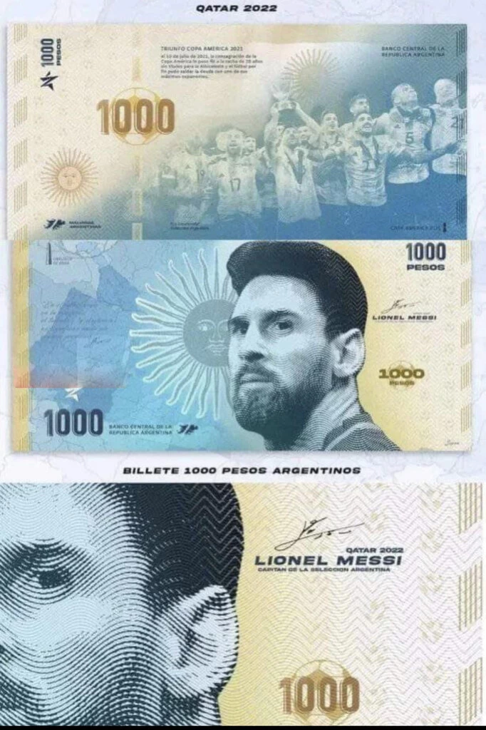 اسکناس لیونل مسی