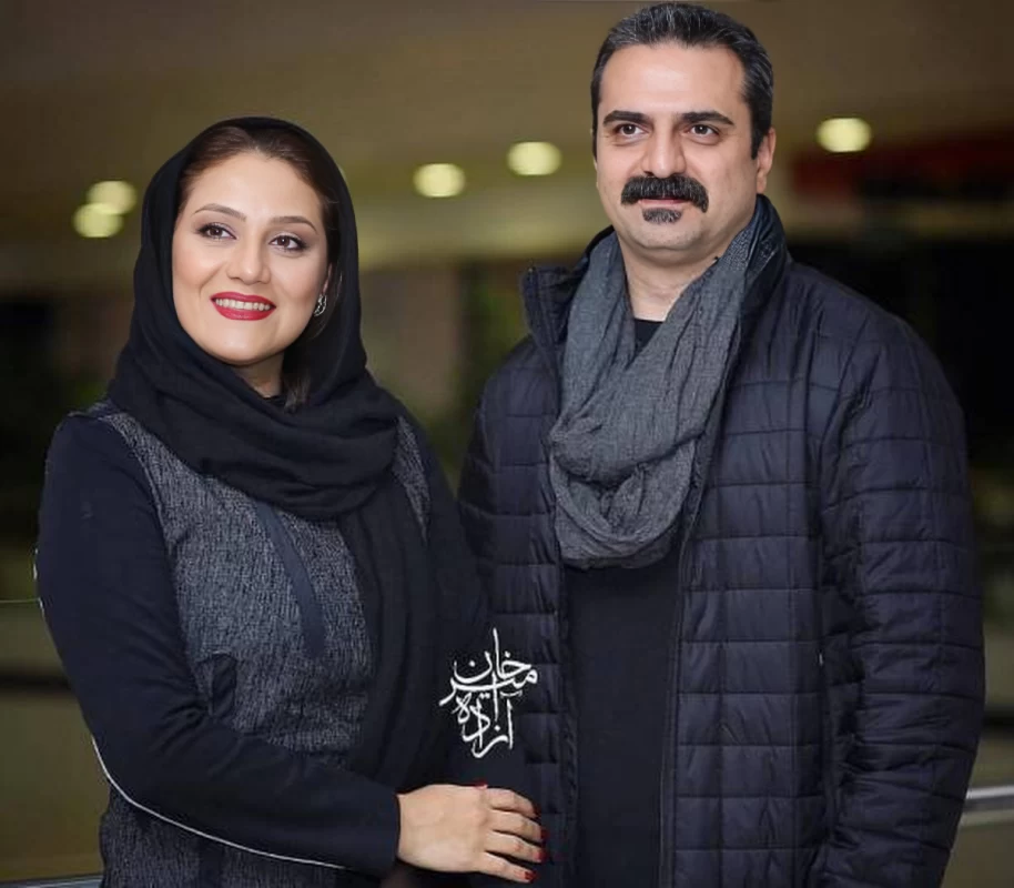 شبنم مقدمی و همسرش