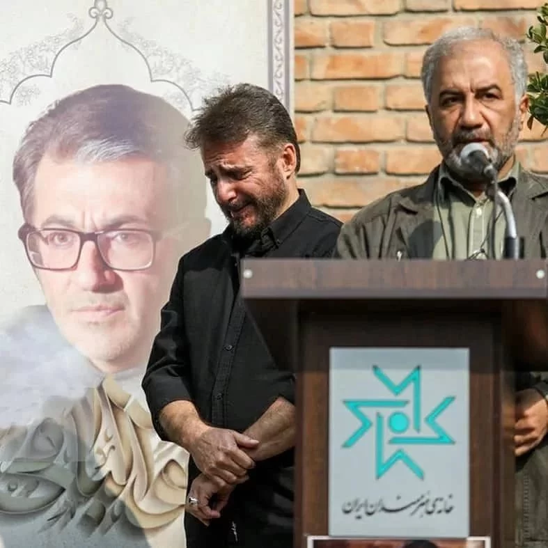 هنرمندان در مراسم شهرام عبدلی