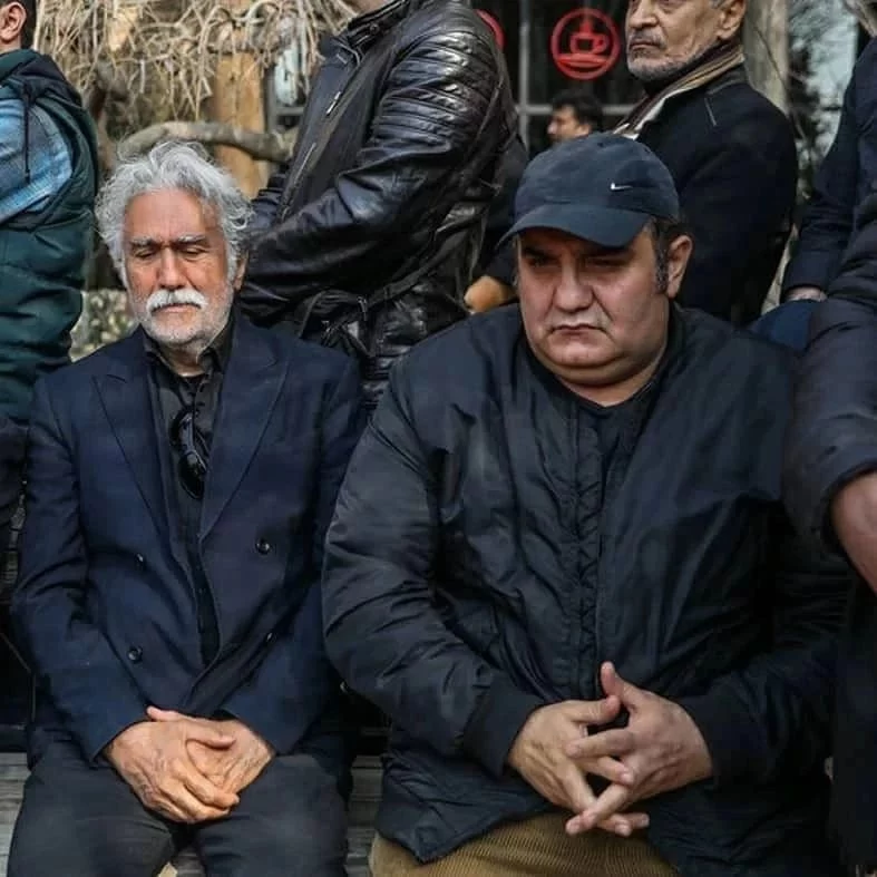 هنرمندان در مراسم شهرام عبدلی