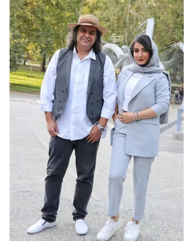 سمیرا حسن پور و همسرش