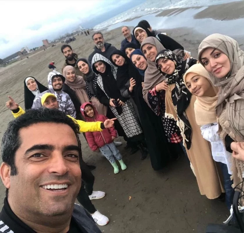 یکتا ناصر و همسرش