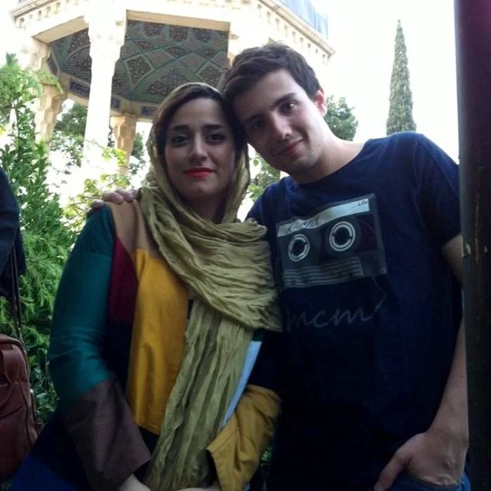امیر کاظمی و همسرش