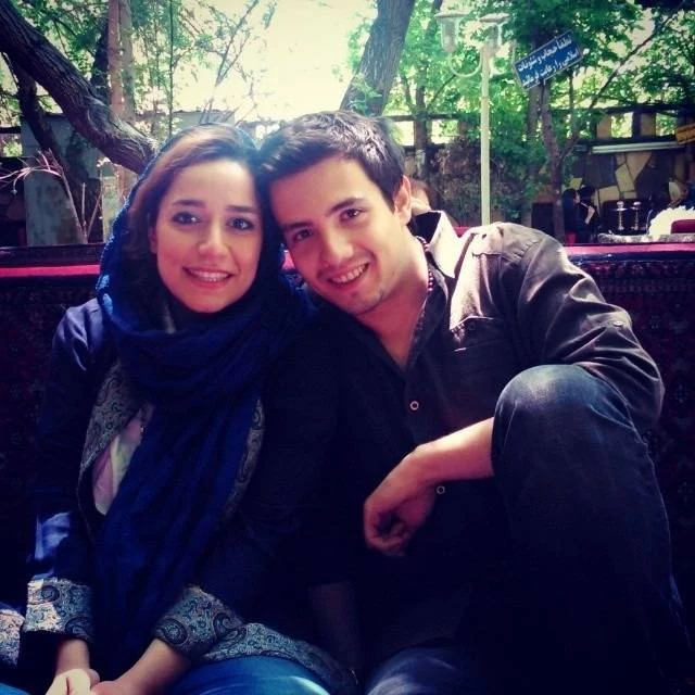 امیر کاظمی و همسرش