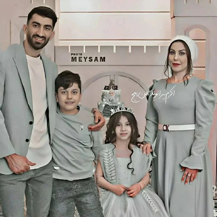ست لباس اعیونی بیرو و خانواده اش در آتلیه !