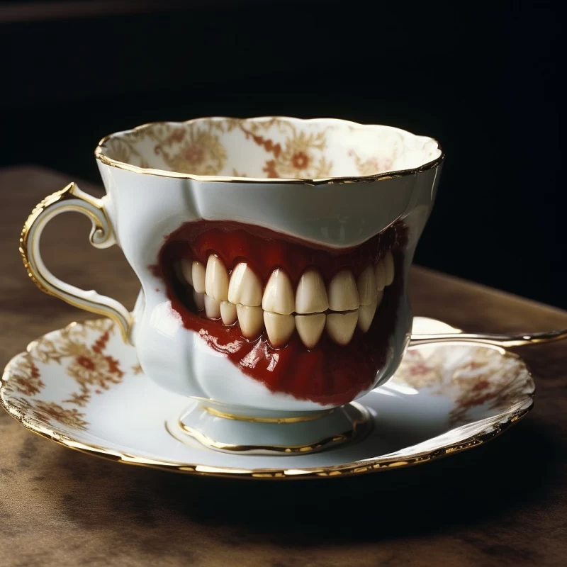 تصاویری از طراحی عجیب و چندش‌آور فنجان‌‌ قهوه