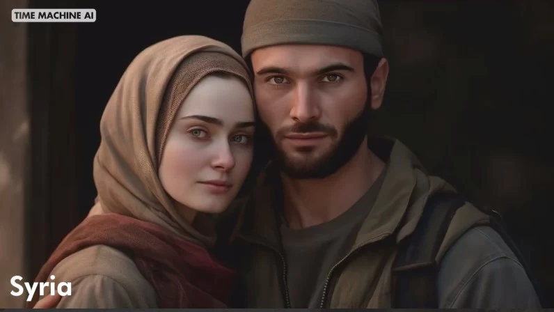 زیباترین زوج های عاشق در هر کشور از دید هوش مصنوعی