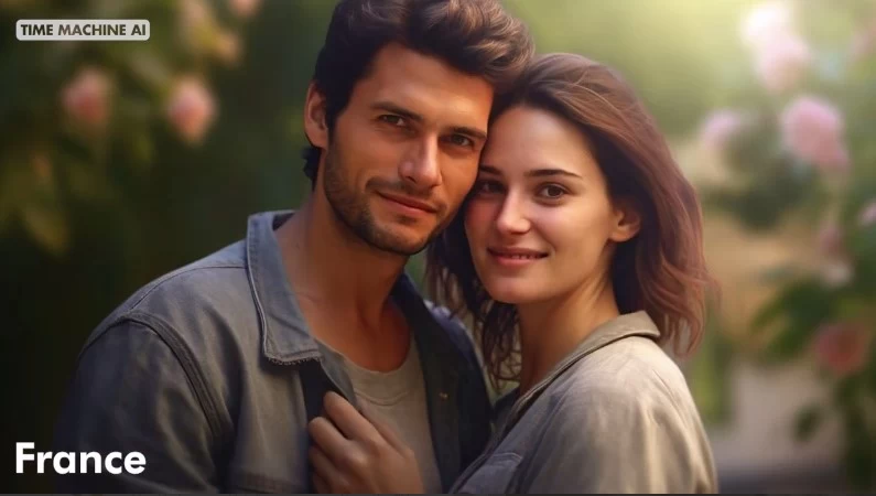 زیباترین زوج های عاشق در هر کشور از دید هوش مصنوعی
