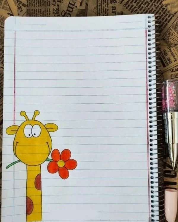 چند تا ایده خوشگل و جذاب برای تزیین دفتر مشق !