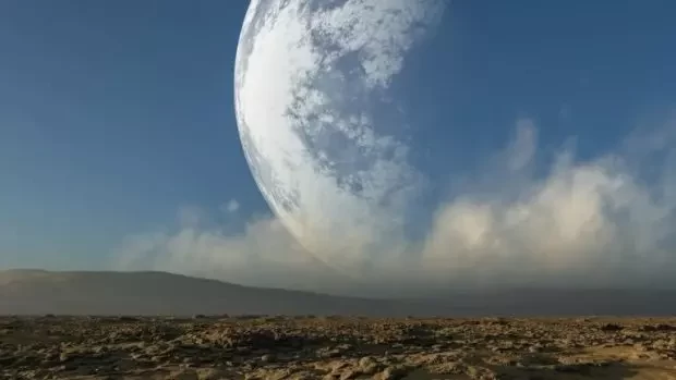برخورد ماه با زمین