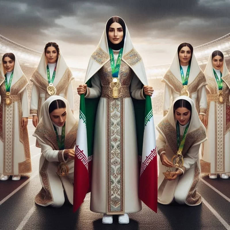 اگر هوش مصنوعی لباس تیم المپیک ایران را طراحی می کرد (+12 عکس )