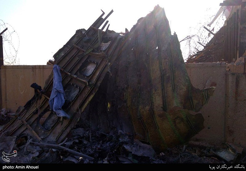 تصاویری از پیکر جان باختگان سقوط هواپیمای اوکراینی