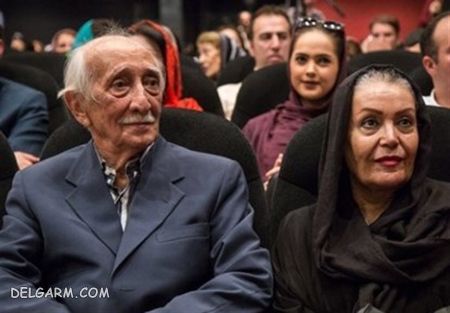 داریوش اسدزاده و همسرش
