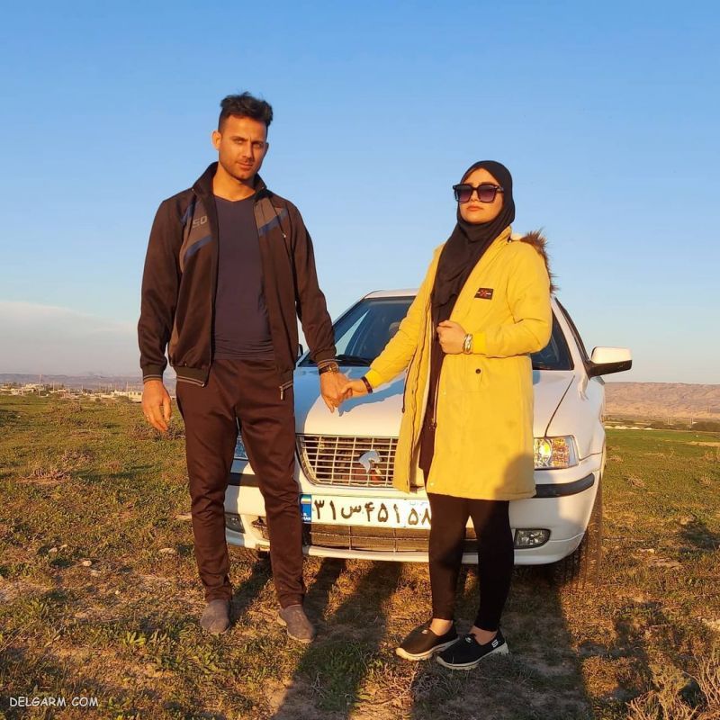 علی شکارچی دو زنه اینستاگرام